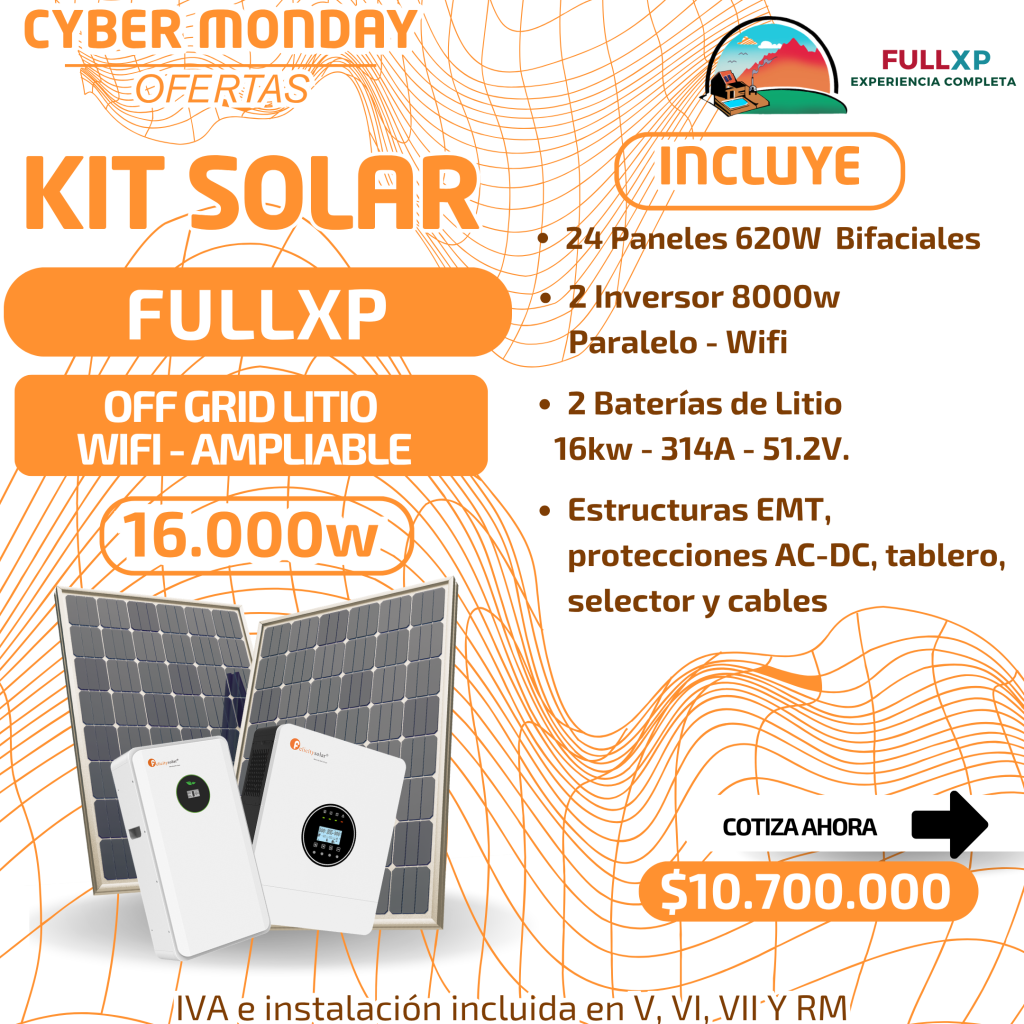 Kit Solar FULLXP 16.000w – Promoción