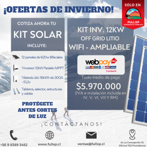Kit Solar Avanzado 12.000w - Promoción