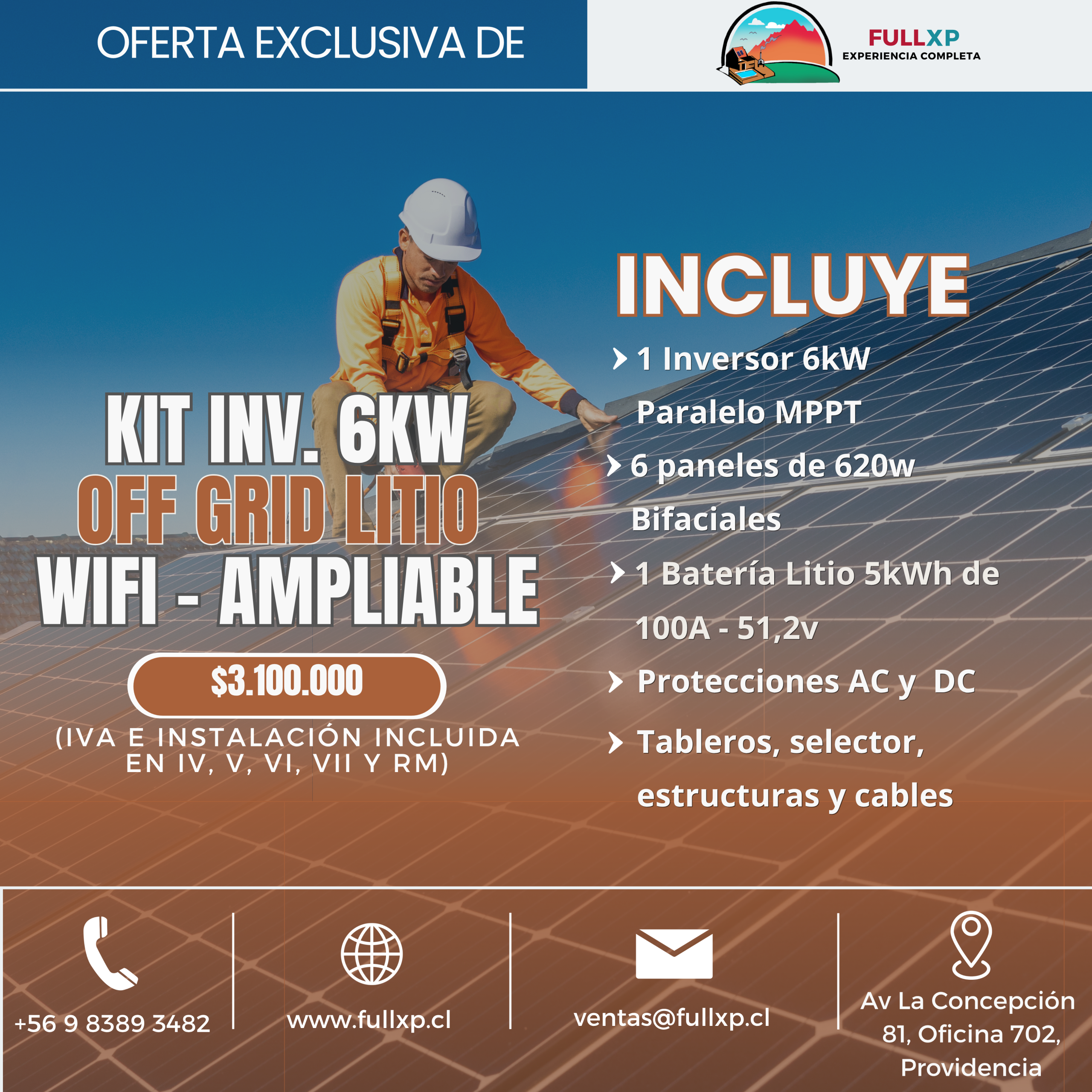 Kit Solar Inicial 6kW Promoción