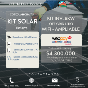 Kit Solar Intermedio 8000w - Promoción