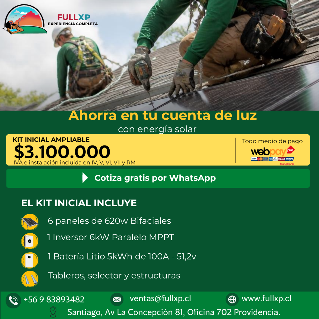 Kit Solar Inicial 6000w – Promoción