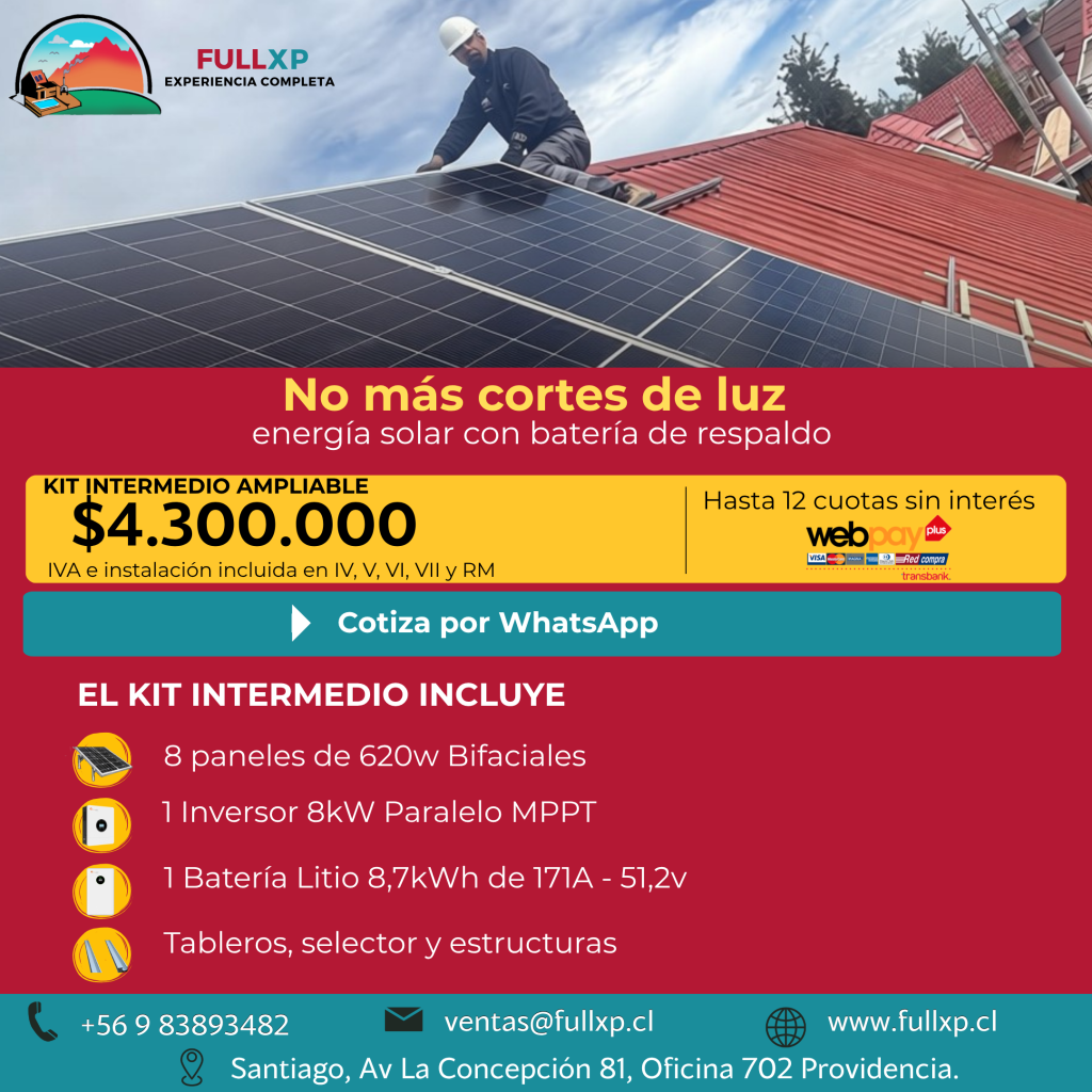 Kit Solar Intermedio 8000w – Promoción